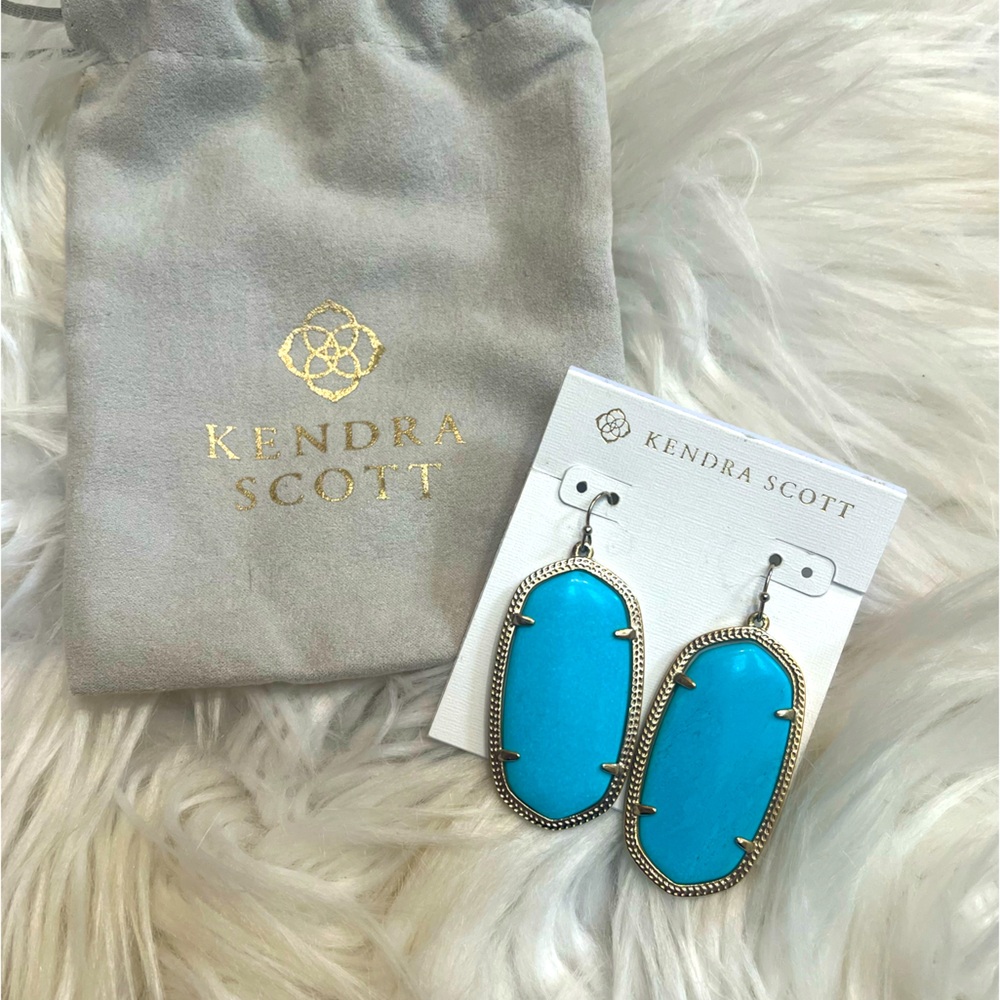 Turquoise Blue Kendra Scott Earrings